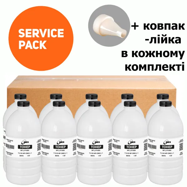 Тонер HP LJ P1005 Service Pack, флакон 10x1 кг Imex (TSM-CMG-L-10SP)