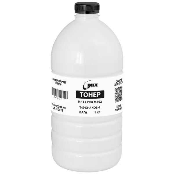 Тонер HP LJ Pro M402 флакон, 1 кг Imex (TSM-AKO3-1)