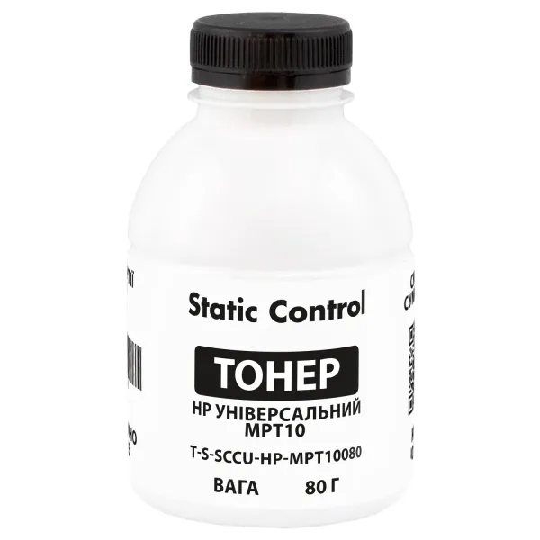 Тонер HP универсальный MPT10 флакон, 80 г SCC (TSM-MPT10-080)