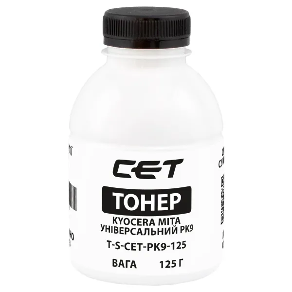 Тонер Kyocera Mita універсальний PK9 флакон, 125 г CET (TSM-PK9-125)