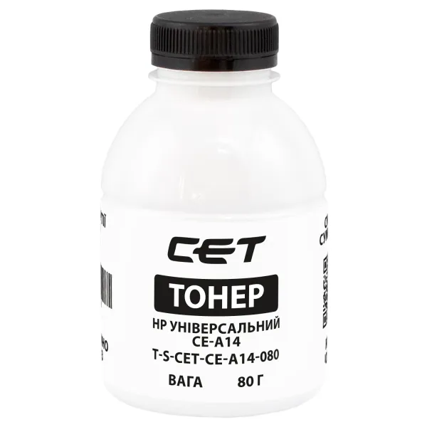 Тонер HP универсальный CE-A14 флакон, 80 г CET (TSM-CE-A14-080)