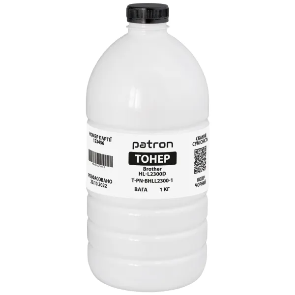 Тонер Brother HL-L2300 флакон, 1 кг Patron (PN-BHLL2300-1)