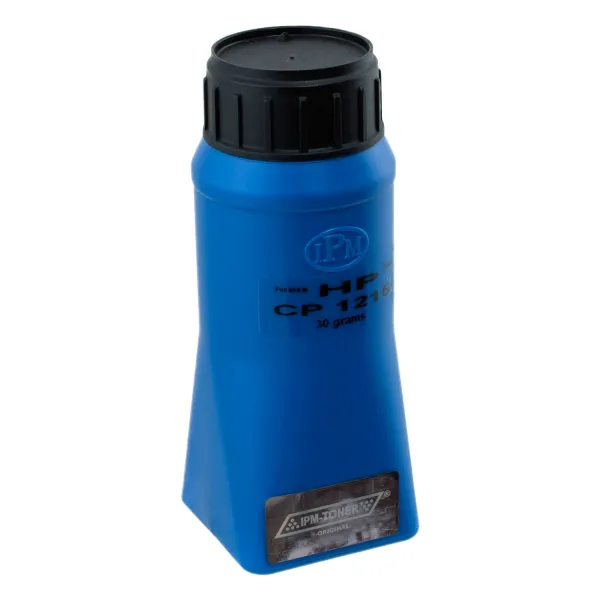 Тонер HP Color LaserJet CP1215 флакон, 30 г, голубой IPM (TSH91C)