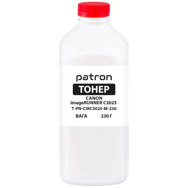 Тонер Canon imageRUNNER C3025 пурпурный флакон, 230 г Patron (PN-CIRC3025-M-230)