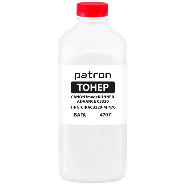 Тонер Canon imageRUNNER ADVANCE C3320 пурпуровий флакон, 470 г Patron (PN-CIRAC3320-M-470)