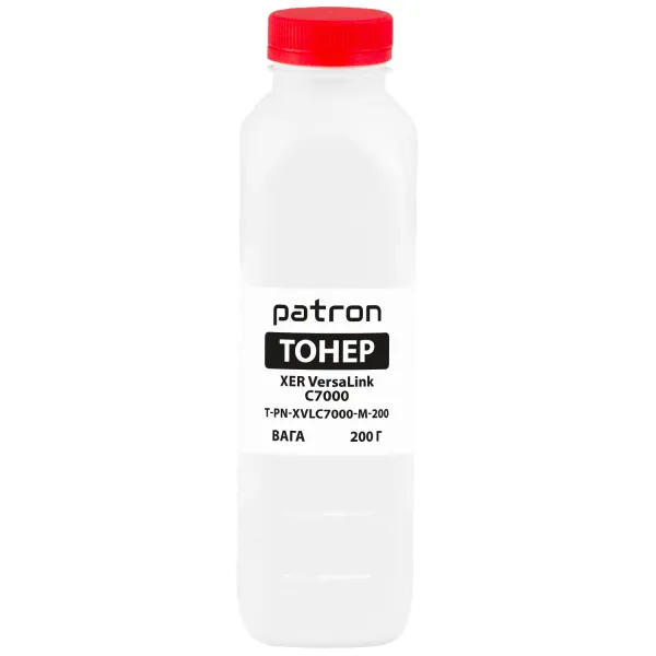 Тонер XER VersaLink C7000 флакон, 200 г, пурпурный Patron (PN-XVLC7000-M-200)