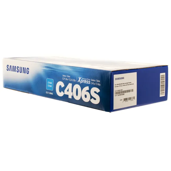 Тонер-картридж CLT-C406S блакитний Samsung (ST986A) - Фото 3