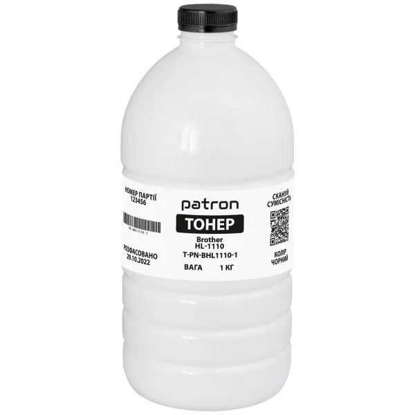 Тонер Brother HL-1110 флакон, 1 кг Patron (PN-BHL1110-1)