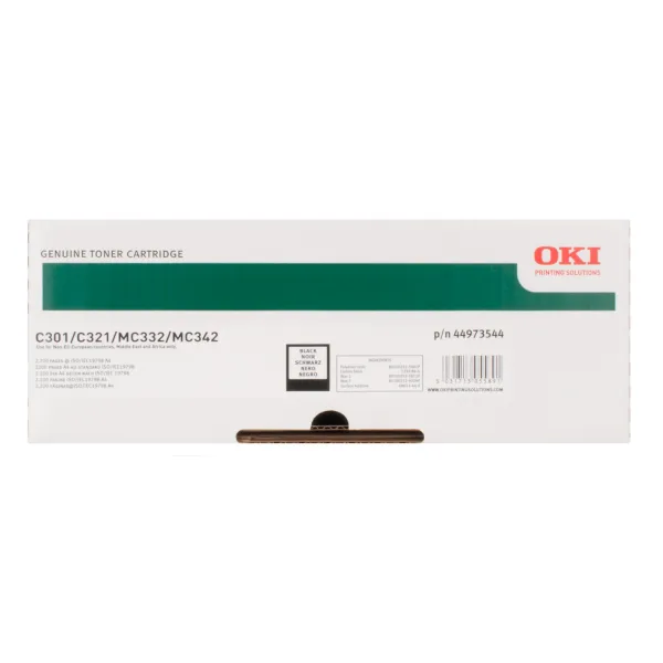 Тонер-картридж C301/C321 черный Oki (44973544/44973536) - Фото 2