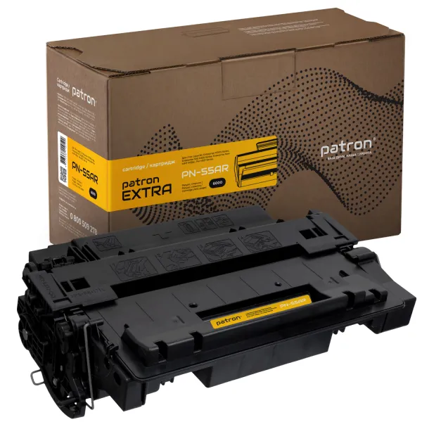 Картридж сумісний HP 55A (CE255A) Extra Patron (PN-55AR)