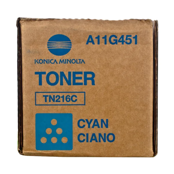 Тонер-картридж TN-216C блакитний Konica Minolta (A11G451) - Фото 2