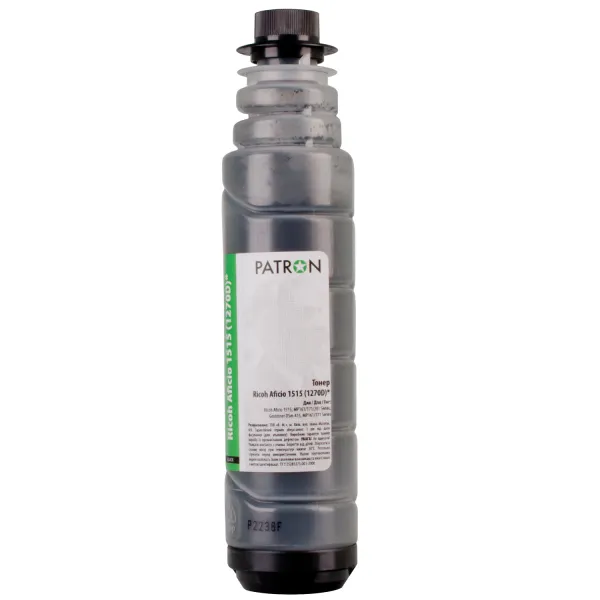 Тонер-картридж совместимый Ricoh Type 1270D Green Label Patron (PN-R1270GL) - Фото 2