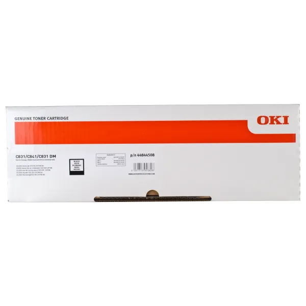 Тонер-картридж C831/841 черный Oki (44844508) - Фото 2