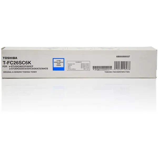 Тонер-картридж TFC26SC голубой Toshiba (6B000000557)