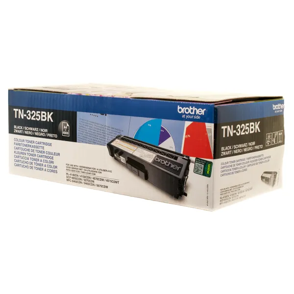 Тонер-картридж TN325BK черный Brother (TN325BK) - Фото 3