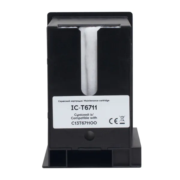 Контейнер сумісний для відпрацьованих чорнил Epson T6711/PXMB3/C13T671100 з чіпом Barva (IC-T6711)