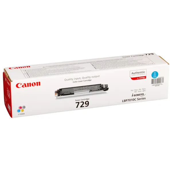 Тонер-картридж 729 голубой Canon (4369B002) - Фото 2