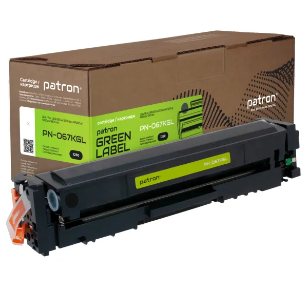 Картридж совместимый Canon 067 черный Green Label Patron (PN-067KGL)