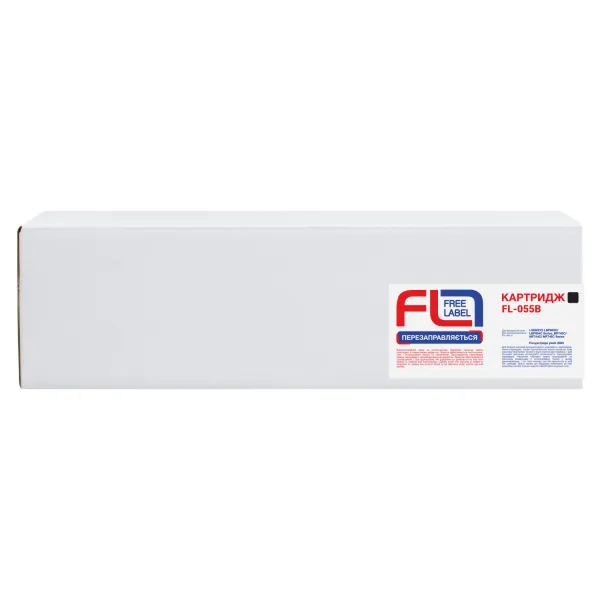 Картридж совместимый Canon 055 черный Free Label (FL-055B) - Фото 2