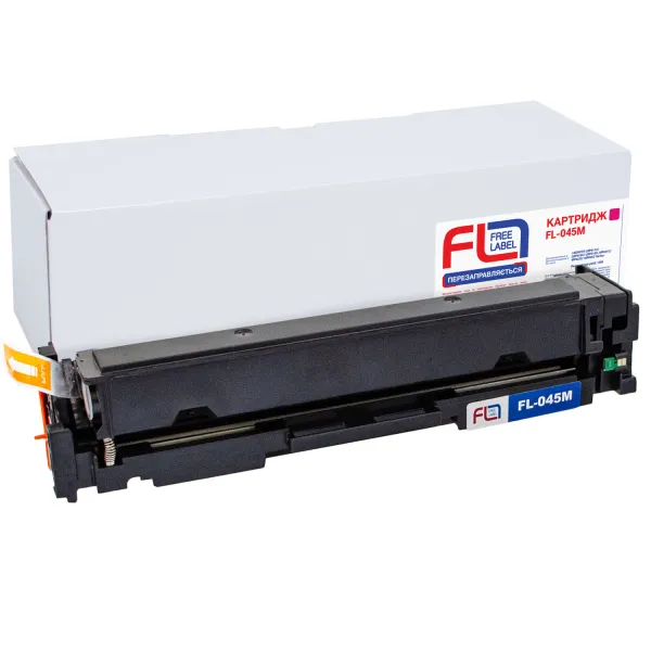 Картридж совместимый Canon 045 пурпурный Free Label (FL-045M)