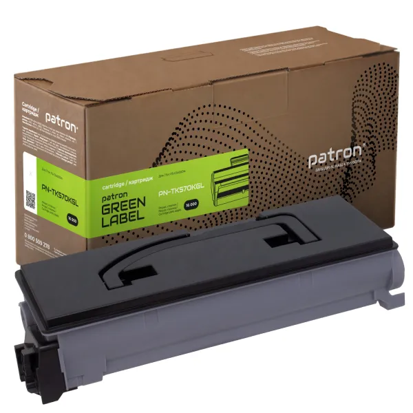 Тонер-картридж совместимый Kyocera Mita TK-570K черный Green Label Patron (PN-TK570KGL)