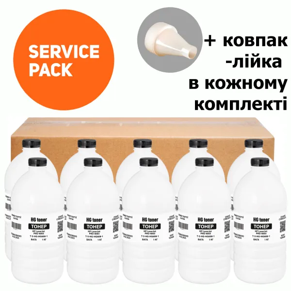 Тонер HP LaserJet Pro 4003 Service Pack, флакон 10x1 кг HG toner (TSM-HG608-10SP)