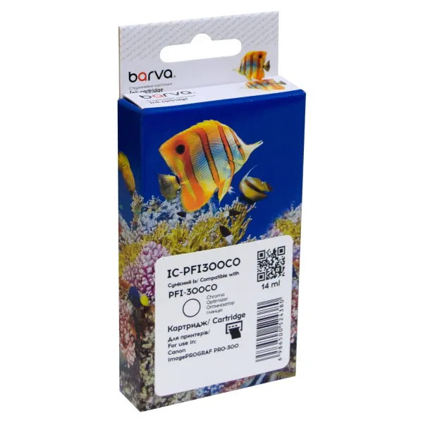 Картридж совместимый Canon PFI-300CO (4201C001) 275 стр, оптимизатор глянца Barva (IC-PFI300CO)