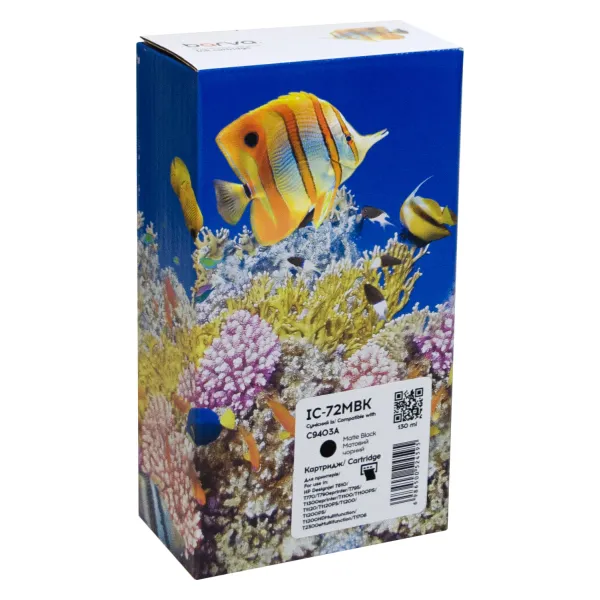 Картридж сумісний HP 72XL (C9403A) 130 мл, матовий чорний Barva (IC-72MBK)