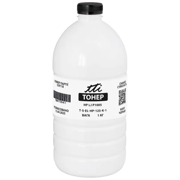 Тонер HP LJ P1005 флакон, 1 кг TTI (TSM-T125-K-1)