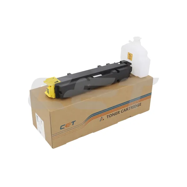 Тонер-картридж сумісний Kyocera ECOSYS PA3500, TK-5370Y, 65г, 5K, жовтий CET (CET141890)