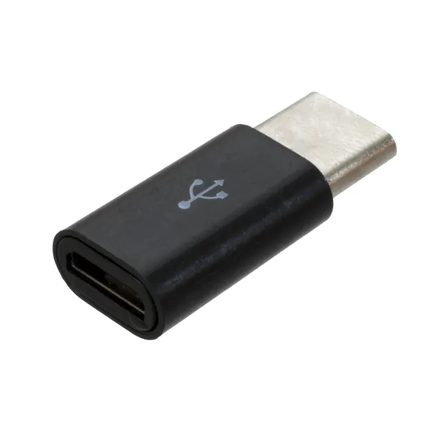 Адаптер MICRO USB на Type-C (F/M) черный Patron (PN-MIC-Type-C) - Фото 2