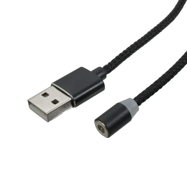 Кабель магнитный 3 в 1 USB 2.0 - Type-C, Micro USB, Lightning 1 м Patron (PN-MAGN-3IN1) - Фото 3