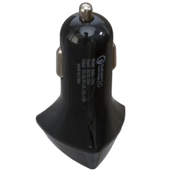 Устройство зарядное автомобильное Quick charge 3.0 1xUSB 3А, черное Patron (PN-QC3-CAR-B) - Фото 2