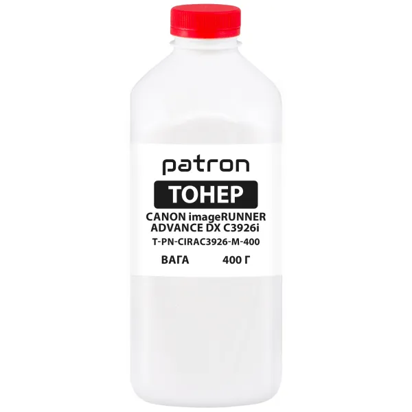 Тонер Canon imageRUNNER ADVANCE DX C3926i пурпуровий флакон, 400 г Patron (PN-CIRAC3926-M-400)