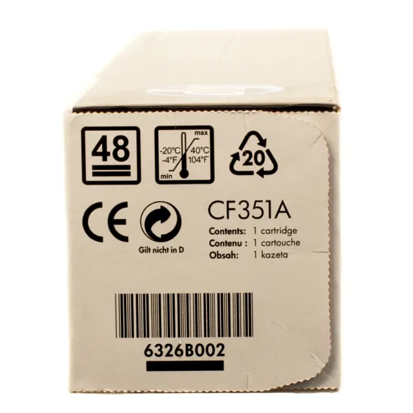 Картридж 130A голубой HP (CF351A) - Фото 2