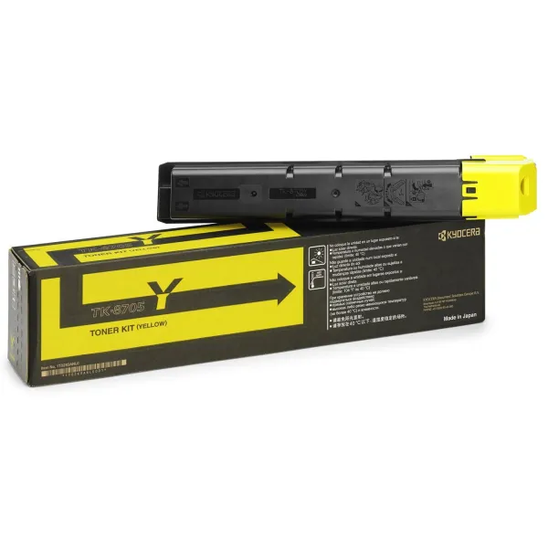 Тонер-картридж TK-8705Y желтый Kyocera Mita (1T02K9ANL0)