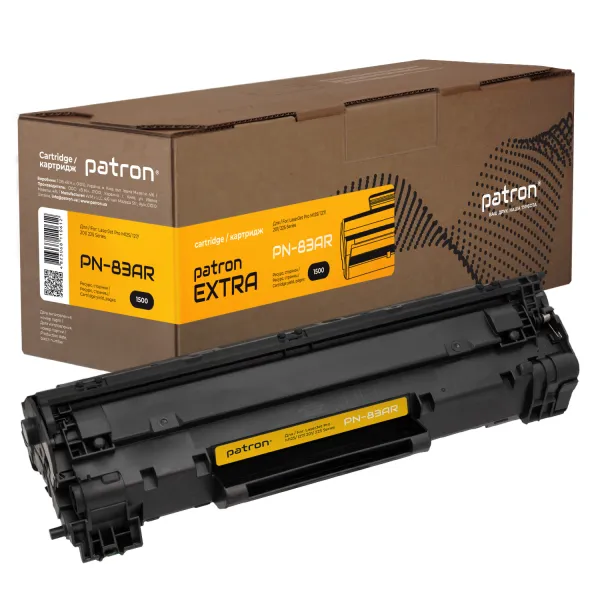 Картридж совместимый HP 83A (CF283A) Extra Patron (PN-83AR)