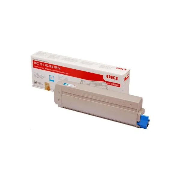 Тонер-картридж MC770/780 голубой Oki (45396203)