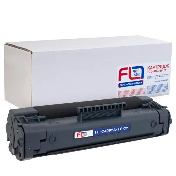 Картридж сумісний HP 92A (C4092A)/Canon EP-22 Free Label (FL-C4092A/EP-22)
