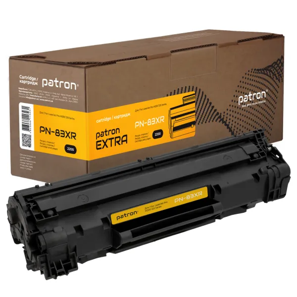 Картридж совместимый HP 83X (CF283X) Extra Patron (PN-83XR)